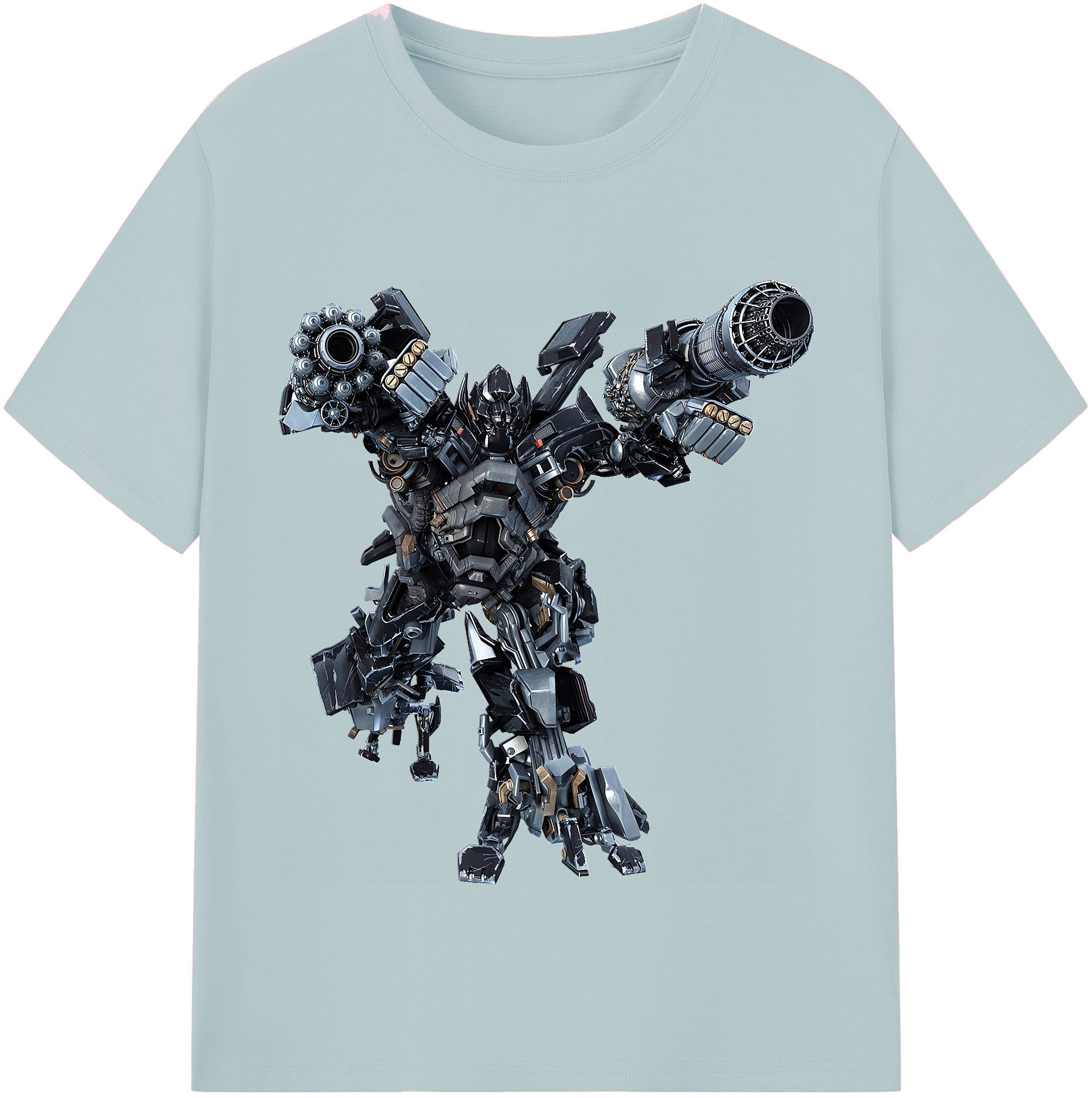 （画像用） Transformers トランスフォーマー 綿100％半袖Tシャツ（フロントプリント）